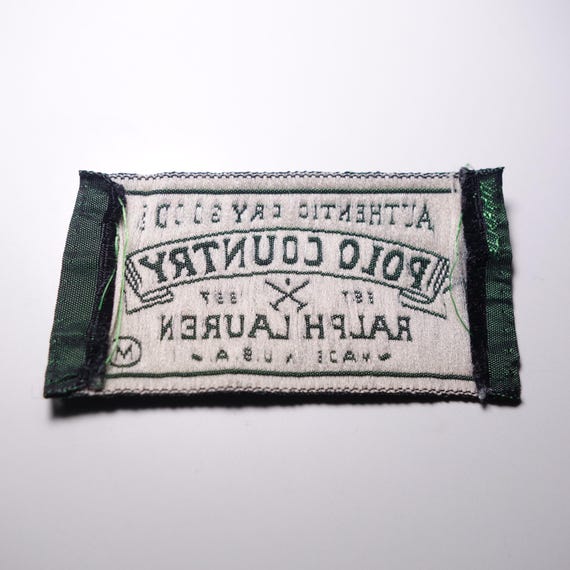 Vintage Ralph Lauren Polo Country Sew on Replacement Embroidered