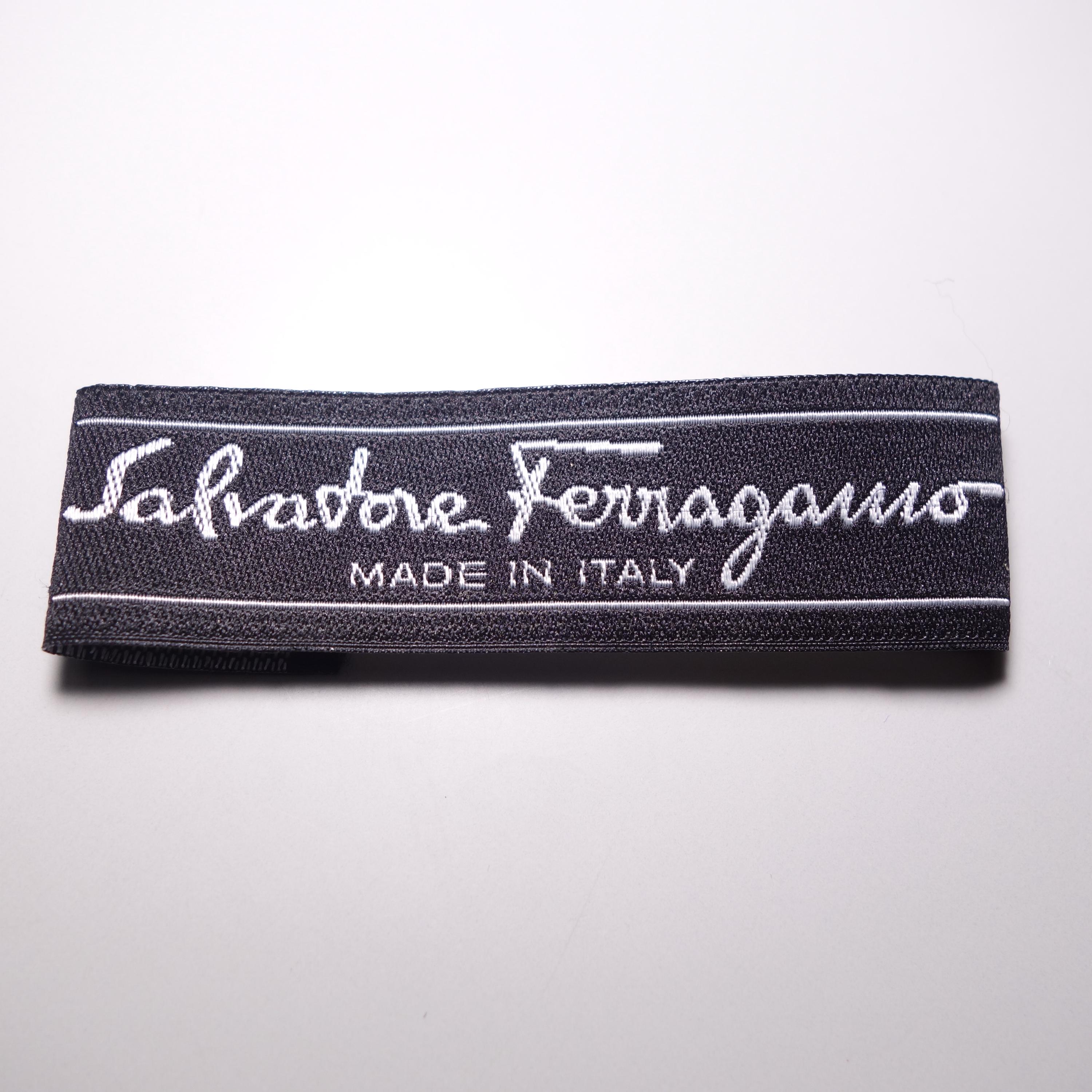 Vtg Salvatore Ferragamo Made in Italy Sew on Replacement  display picture 2