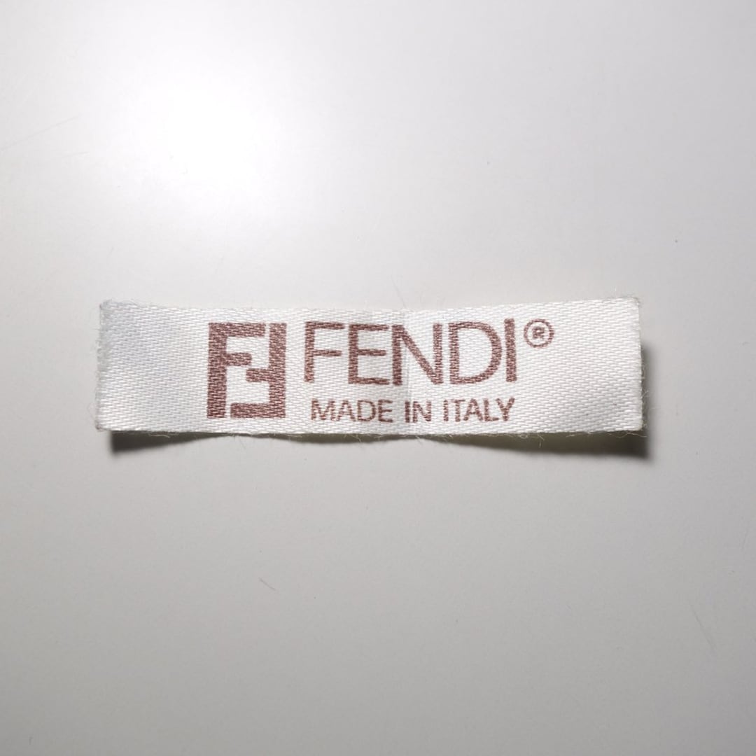 Vintage Fendi Replacement White Label Tag
