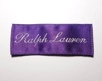Ralph Lauren Purple Label Replacement Sew on Embroidered