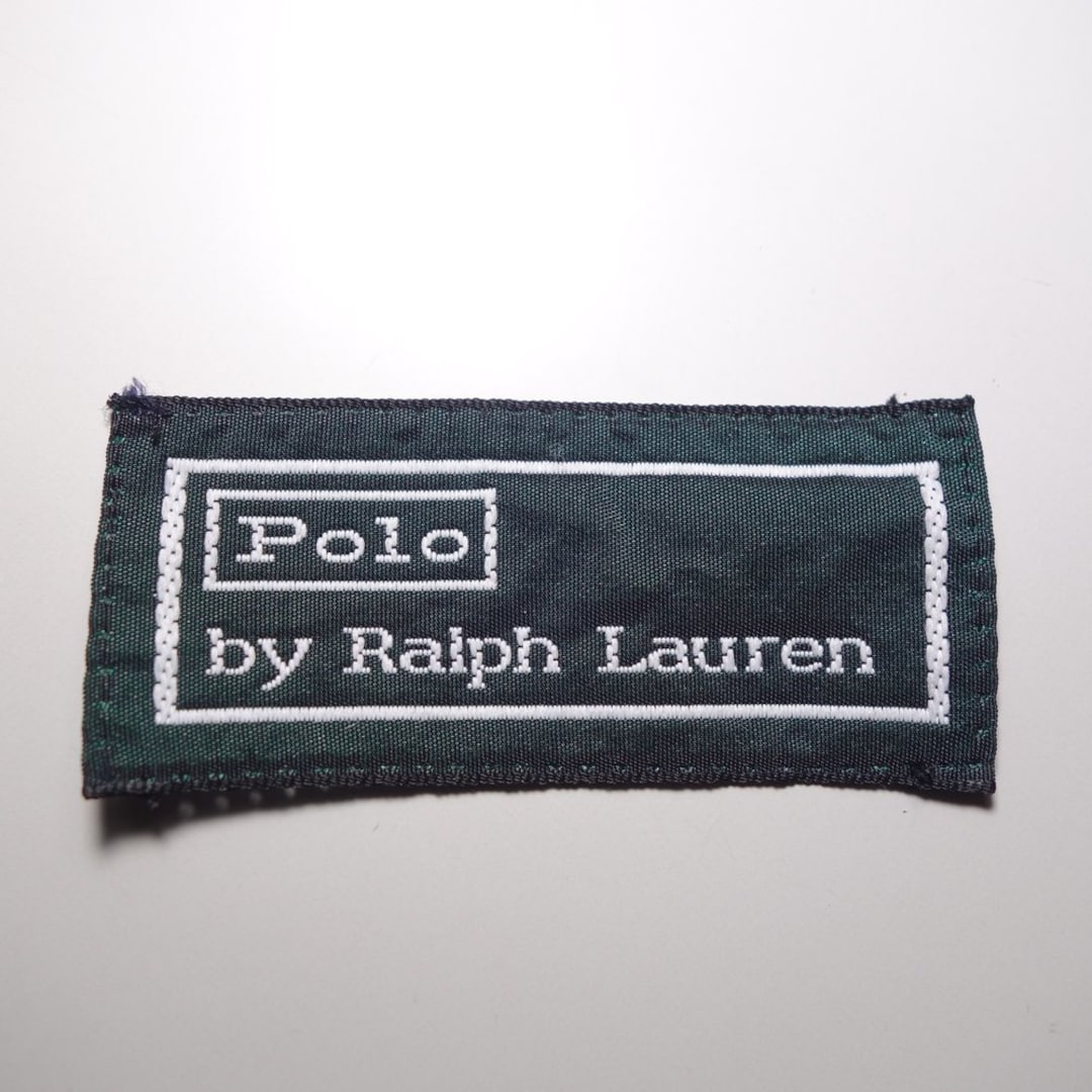 Vintage Polo by Ralph Lauren Sew on Replacement Green Label Tag Etsy