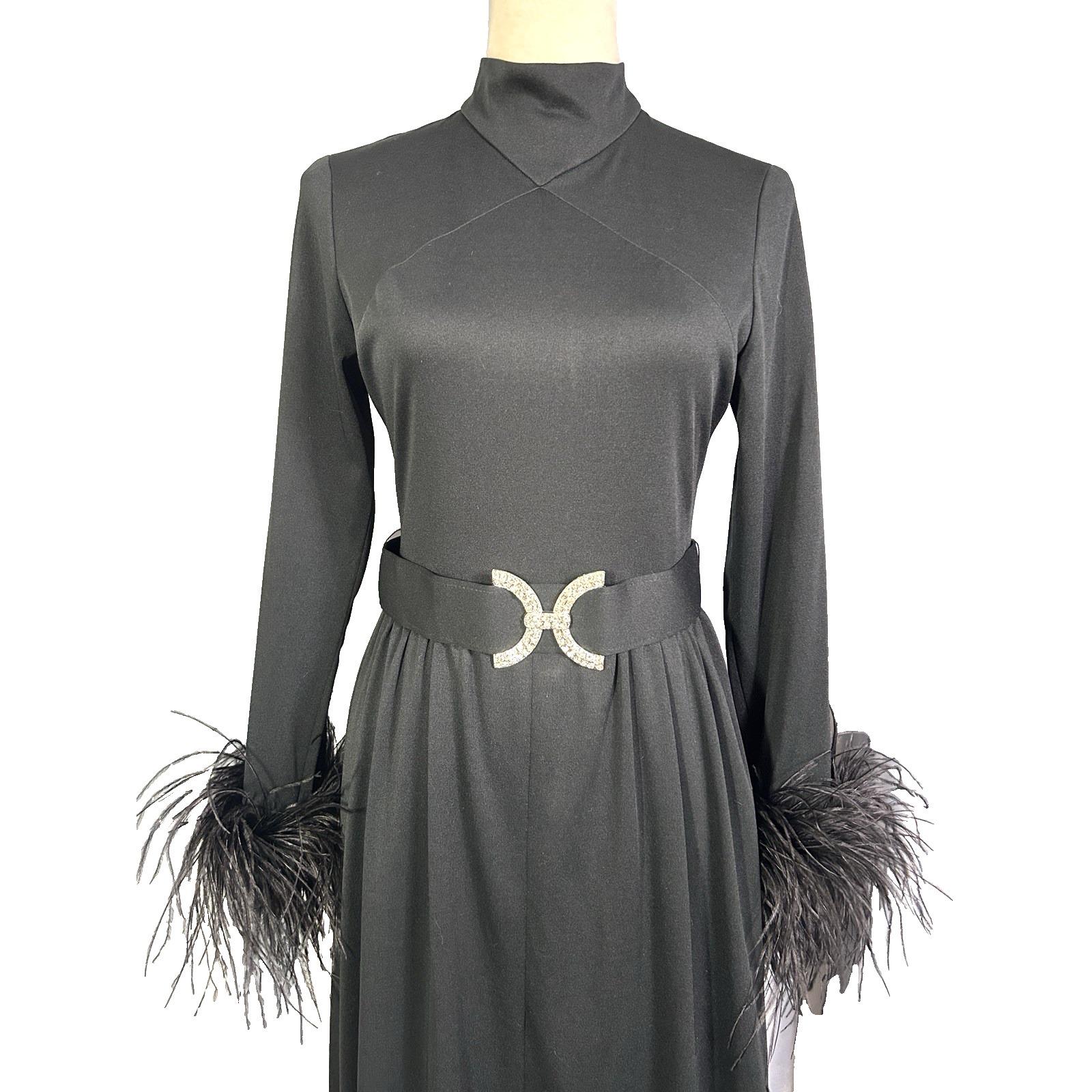 Feather Sleeve Maxi Dress - Etsy