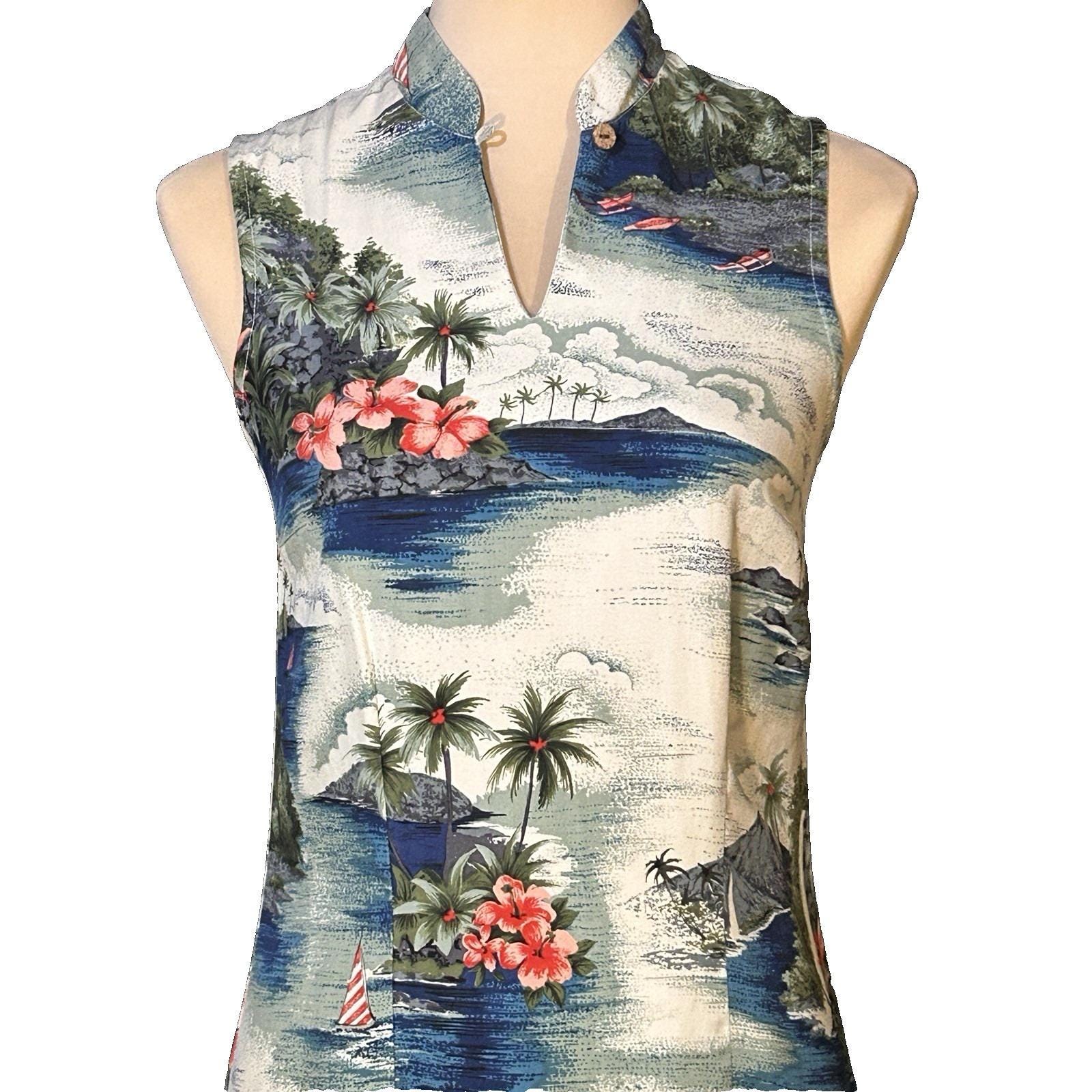 Vintage Hilo Hattie Island Collections Silk Hawaiian Aloha Dress Resort ...