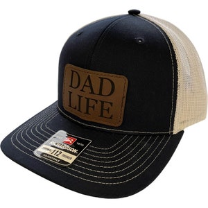 Dad Life Leather Patch Hat
