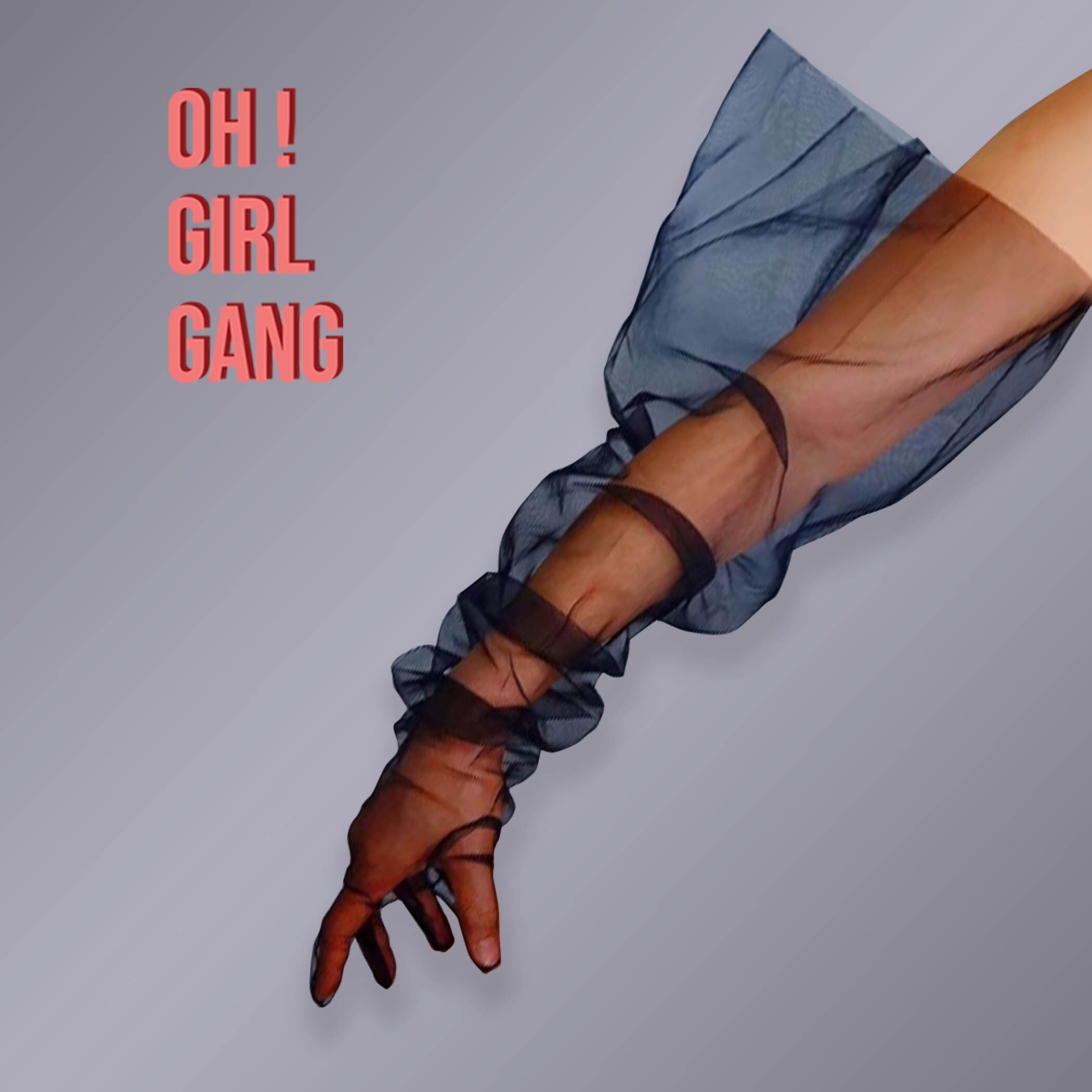 Acheter Gants à doigts transparents pour femmes, fil Long de 70cm, gants en  Tulle Sexy pour fête de bal à thème Halloween