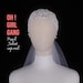 20s Wax Flower Juliet Cap Cathedral Veil
