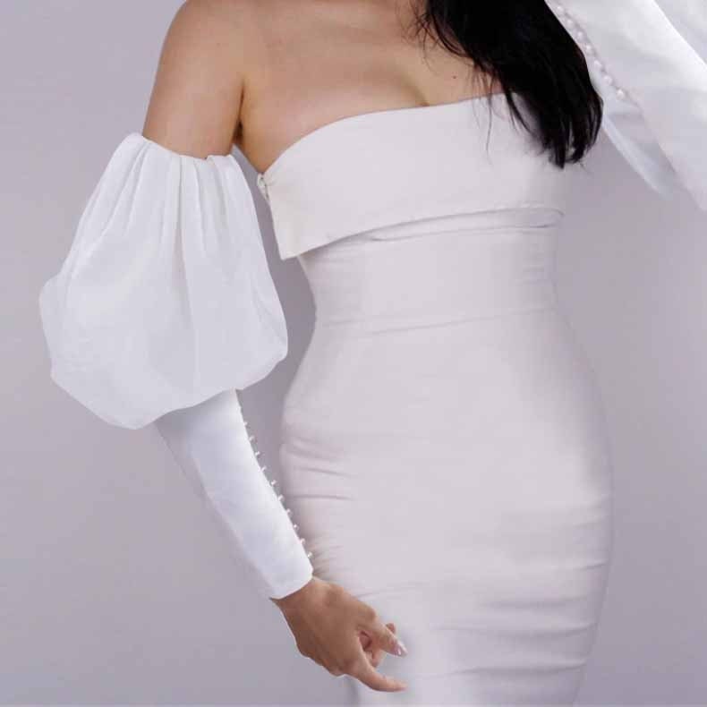 White Pearl Dress - Etsy