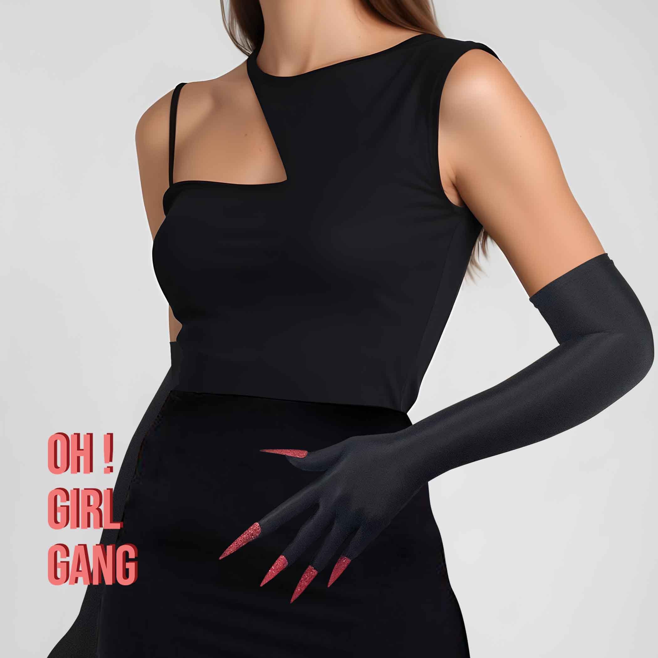 sexy black dress formal Sexy Sparkly Black Sweetheart Strapless Side-slit Long Prom Dress, PD3   AlineBridal