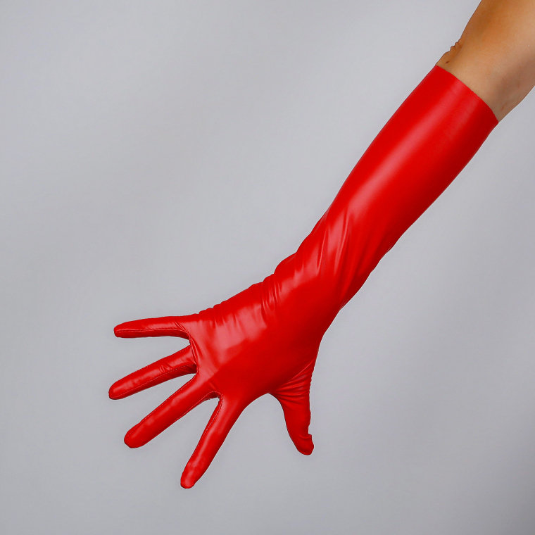 Plateau Magnetisk krave Red Latex Gloves - Etsy