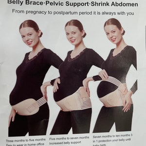 Pregnancy Support Band, Belly Belt / FREE Shipping