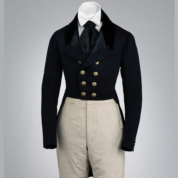 New Men's Navy Blue British Tailcoat 184050 British - Etsy