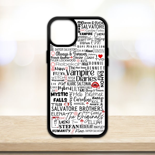 The Vampire Diaries | The Originals | Cast Names | TVD Characters | iPhone 15 14 13 12 11 | Pro | Pro Max | Phone Cases