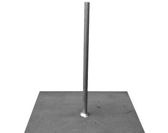 Steel Base 150x150 mm Stone Statue