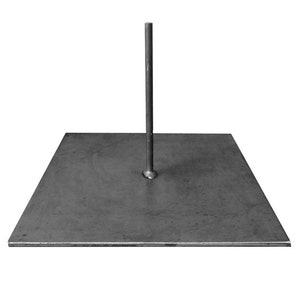 Steel Base 300x300 mm Stone Statue