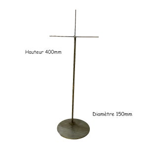 Runder Maskensockel aus Stahl, 150 mm