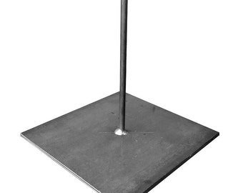 Steel Base 200x200 mm Stone Statue