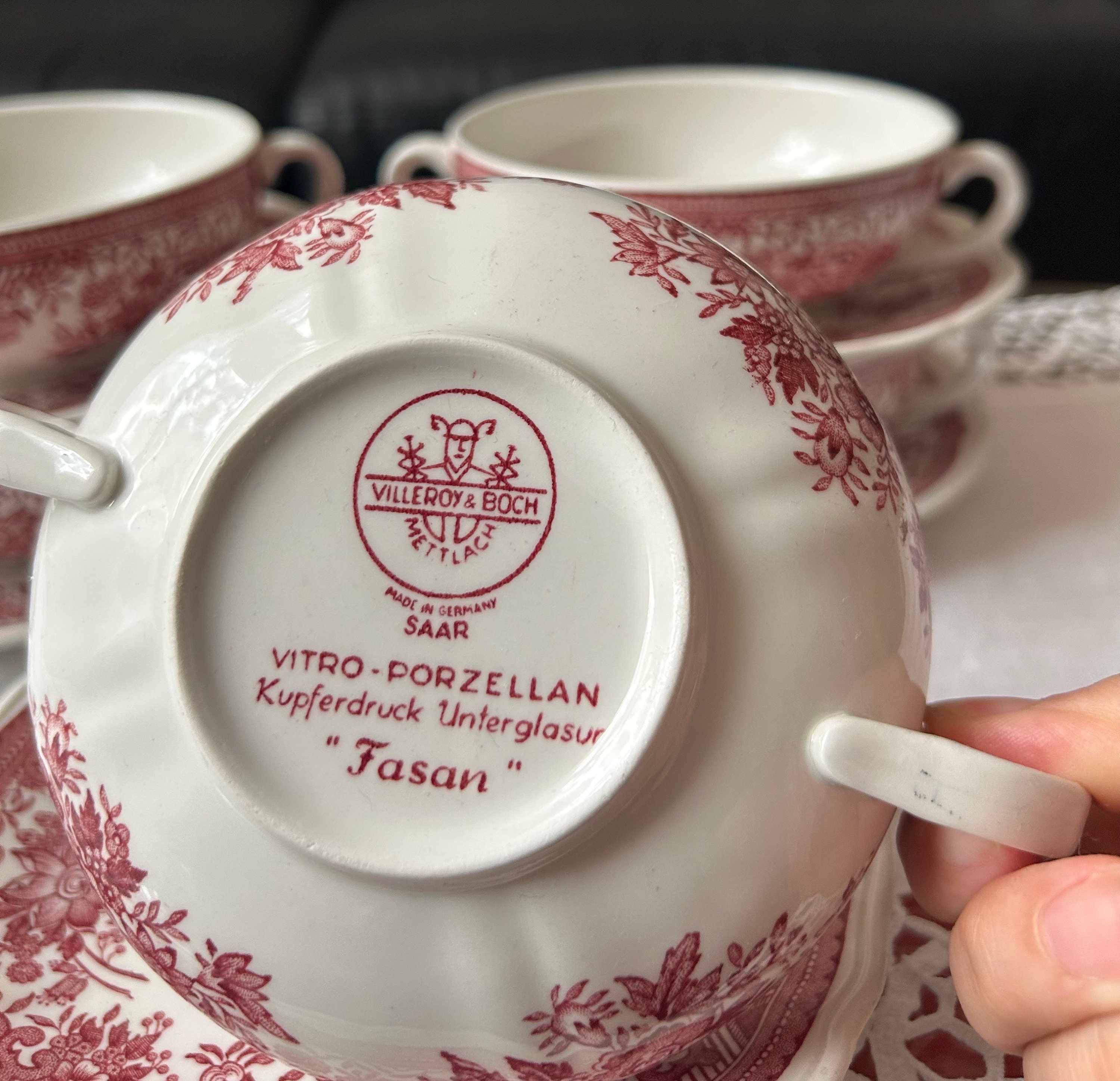 Soup Bowls Made by Villeroy Boch , Fasan - Etsy