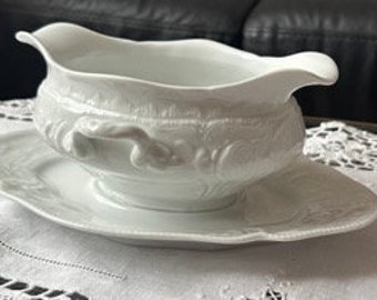 Soucoupe à roses classique Rosenthal