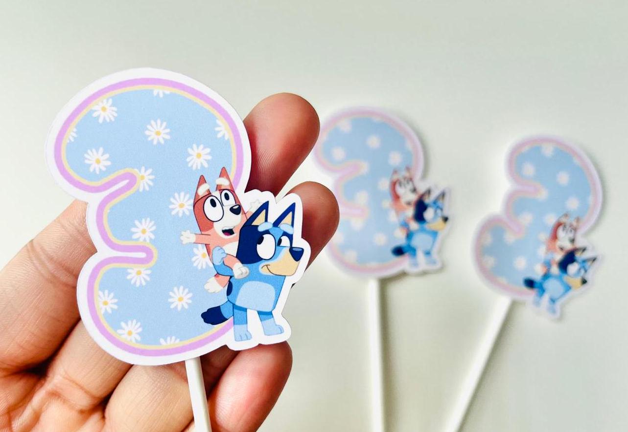 Personalized Number Toppers