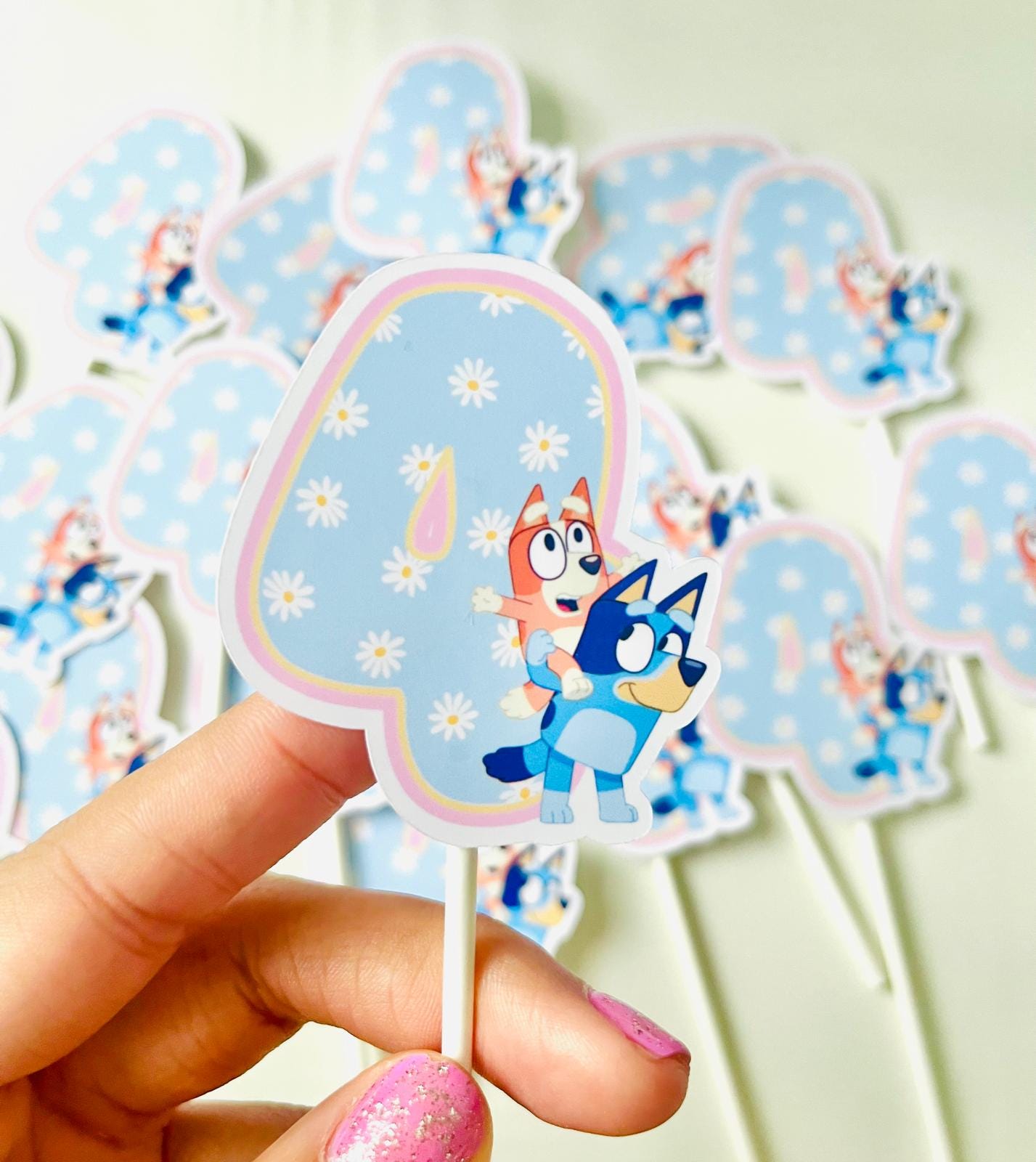 Personalized Number Toppers