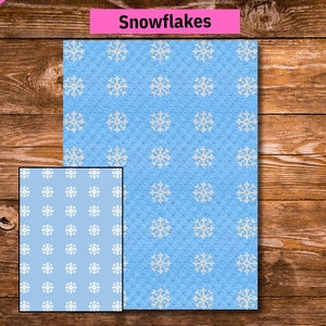 Falling Snowflakes C2C Crochet Blanket Pattern & Graph, Winter Crochet Pattern, Corner To Corner Crochet, Crochet Afghan Patterns, Snowflake