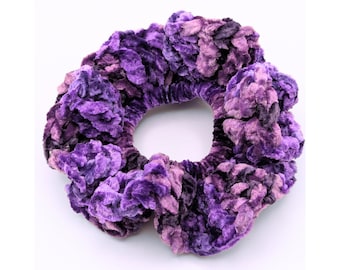 Ruffle Scrunchie Crochet Pattern | Beginner-Friendly Hair Scrunchie | Quick & Easy Crochet Accessory | PDF Pattern