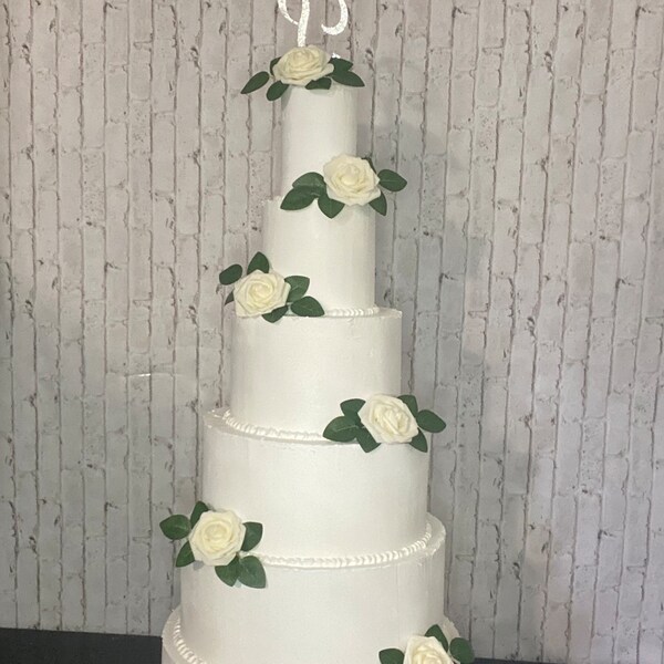 Fake Wedding Cake for Display Etsy