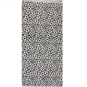 Svarta flockblommor broderade organza - Nättyg som metervara - Sömnadsmaterial för klänningar - Polyesterklädseltyg - SS230629-EMB11 bild 10