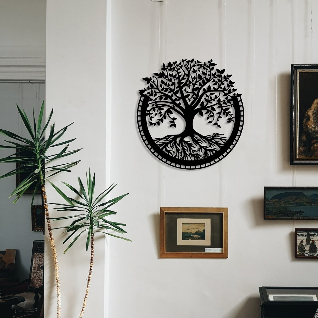 Tree of Life Metal Wall Decor Big Tree Metal Wall Art Tree - Etsy