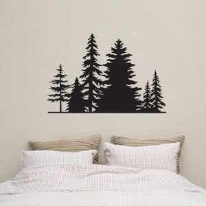 Decorazione da parete in metallo, Alberi Arte da parete in metallo, Cartello albero, Arazzi, Albero della vita, Decorazione per la casa, Decorazione foresta, Decorazione albero