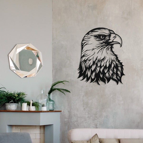 Large Outdoor Eagle Metal Wall Art Etsy