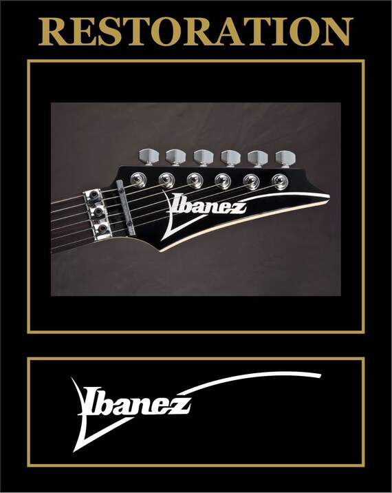 Aufkleber Sticker Decal Ibanez Guitar Etsy