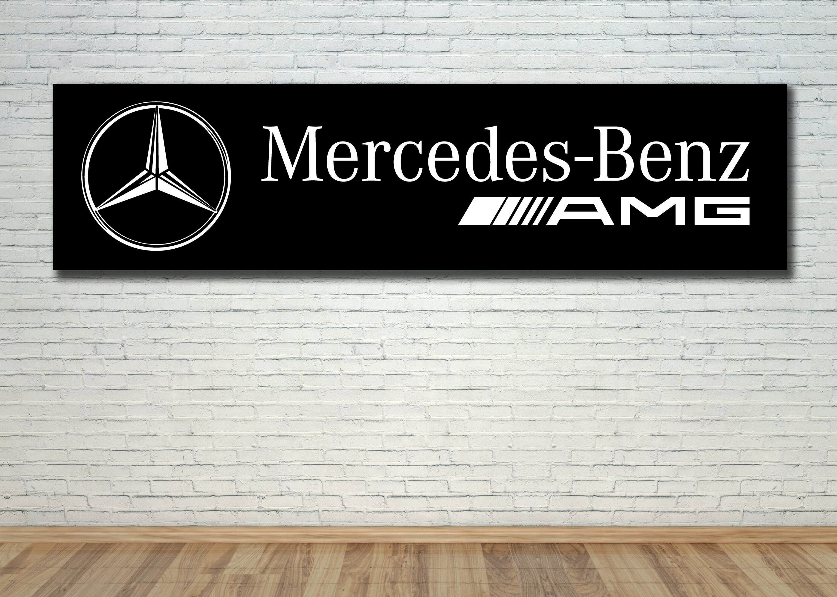 Mercedes AMG Banner Showroom Enthusiast Garage Gift Display - Etsy
