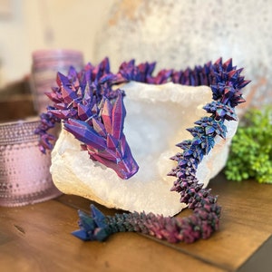 Dragon de cristal articulé