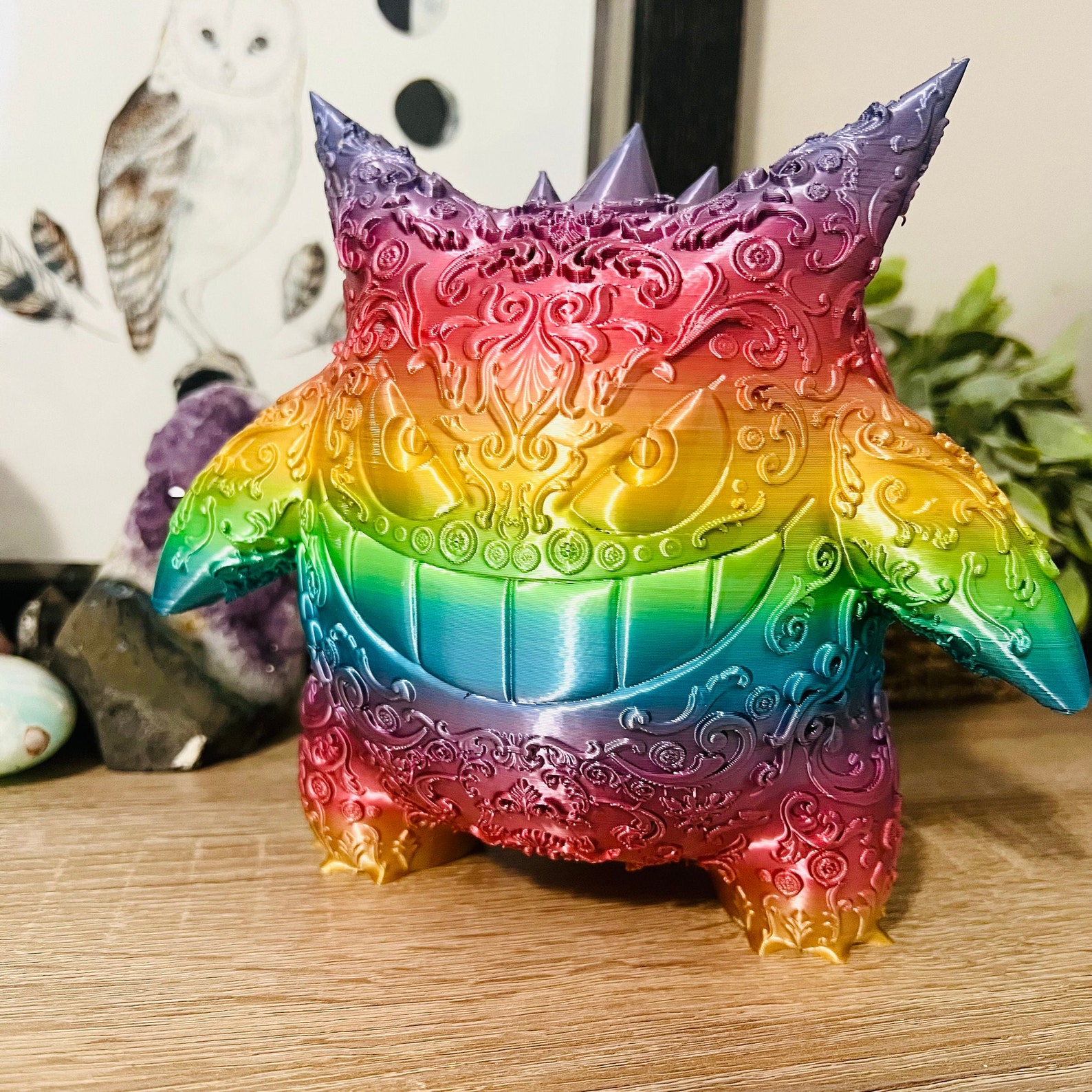 Ornamental Gengar 3D Printed in Your Choice of Color Etsy