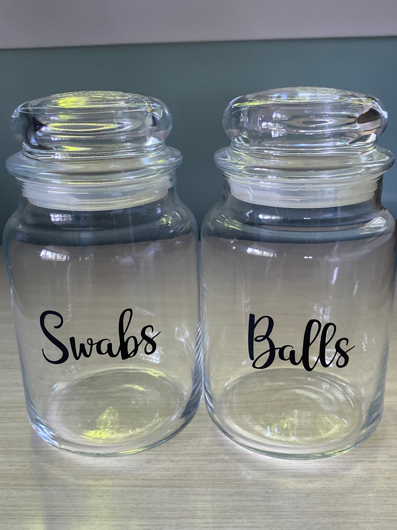 Bathroom Canister Set Etsy