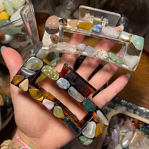 Crystal Hair Claw Clips