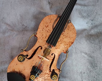 Steampunk violin "The Duke of Diamonds"