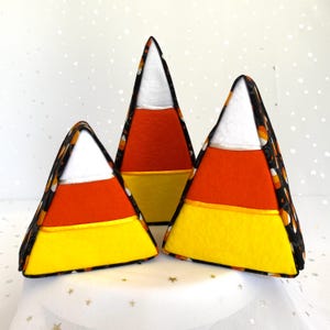 Halloween Candy Themed Tree Set,  Fall decorating, Spooky time decor, Centerpiece display, Shelf or mantel accent, Fall season decor