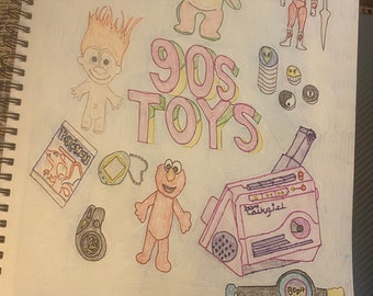 90s toys sketch