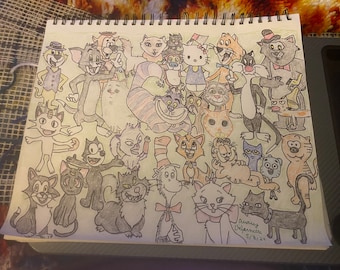 Famous Cats sketch