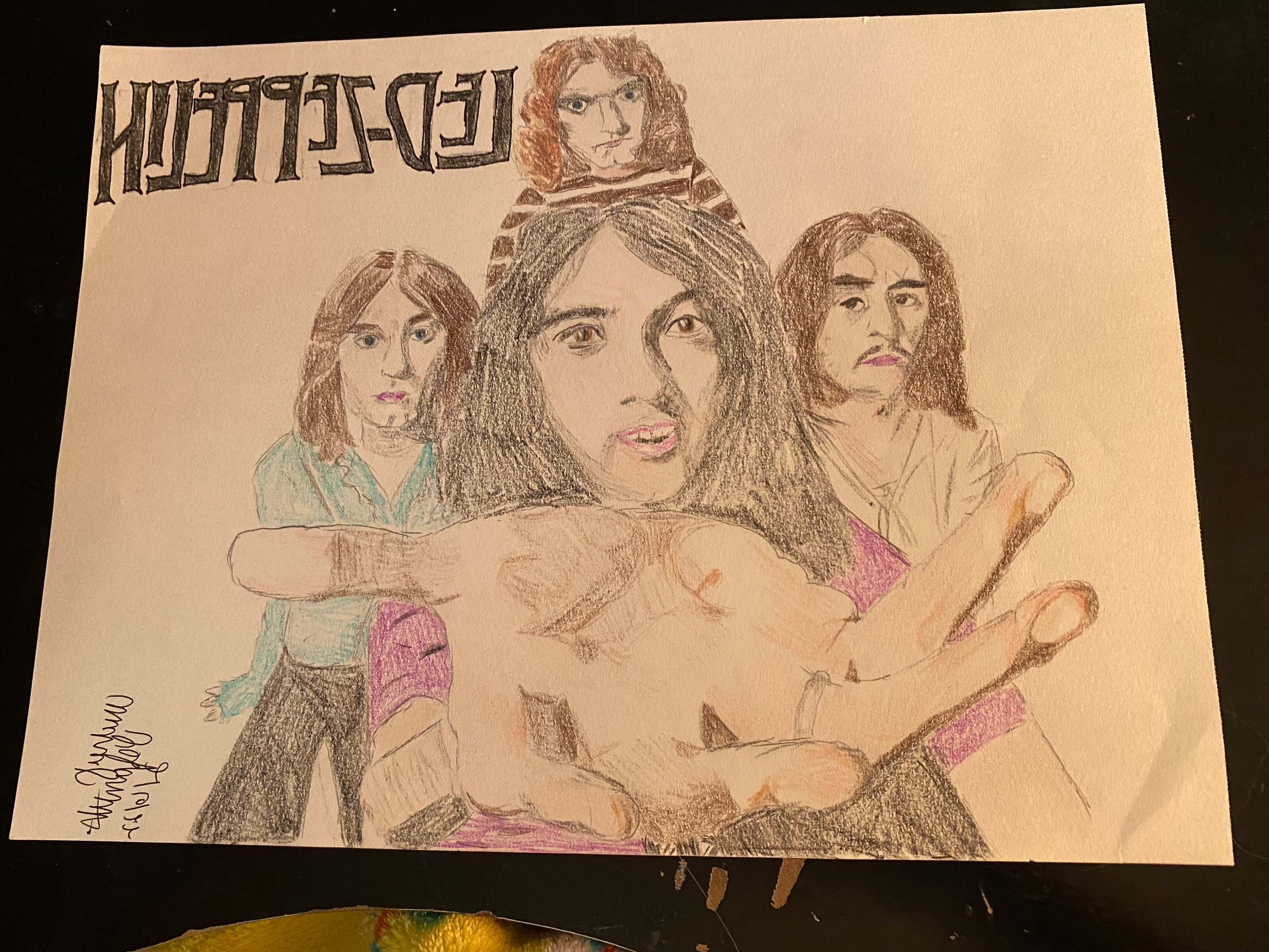 Led Zeppelin Art Drawings