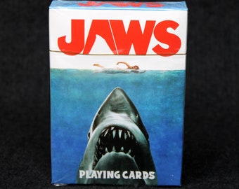 JAWS Themed Sealed Deck Playing Cards - Shark, Movie Memorabilia