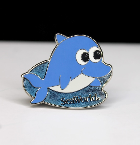 Vintage Sea World Dolphin Rare Collectible Pin Bad