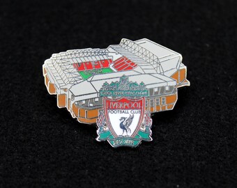 English Liverpool FC Anfield Stadium Metal Collectors Pin Badge - Double Clasp