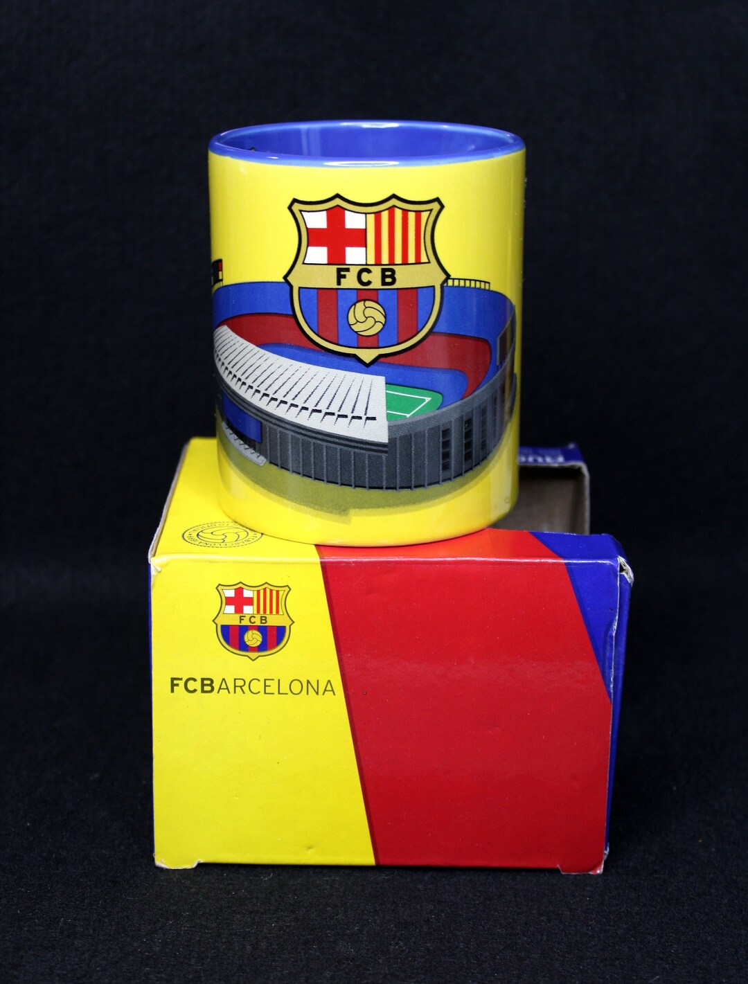 FC Barcelona Camp Nou Official Licensed Ceramic Coffee / Tea Mug With ...