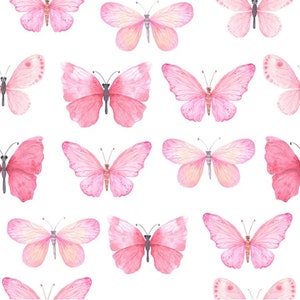 Pink Butterflies Paper Napkins for Decoupage and other Crafts