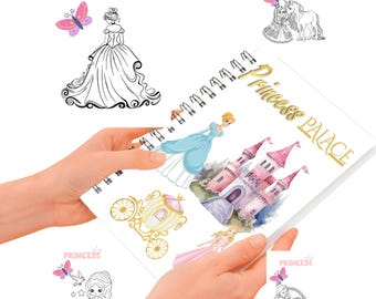 Digital Princess Coloring Book for Girls