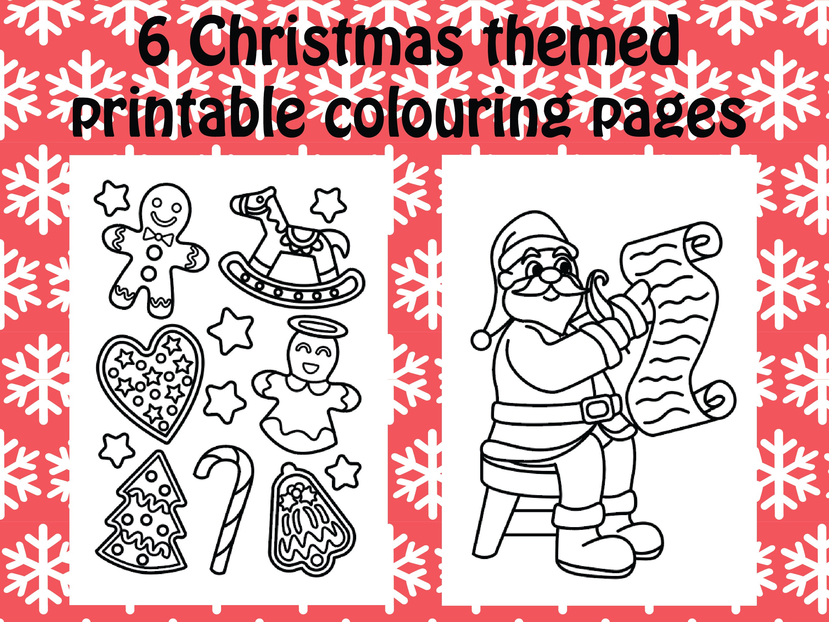 Printable Christmas Colouring Pages | Christmas Activity | Festive ...