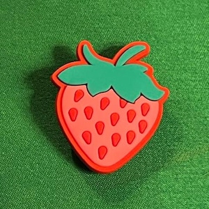 Strawberry shoe charm